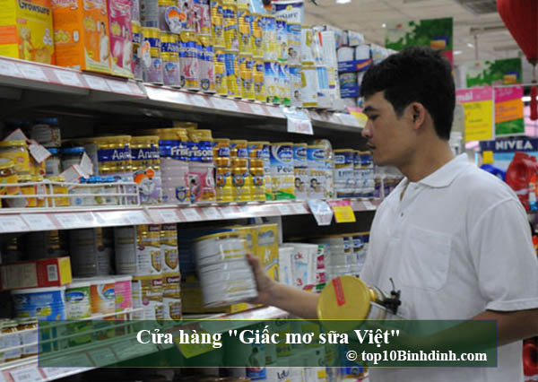Cửa hàng "Giấc mơ sữa Việt"